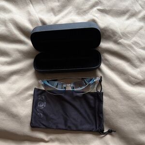 Revo Descend Pro Silver Sunglasses with Black Case